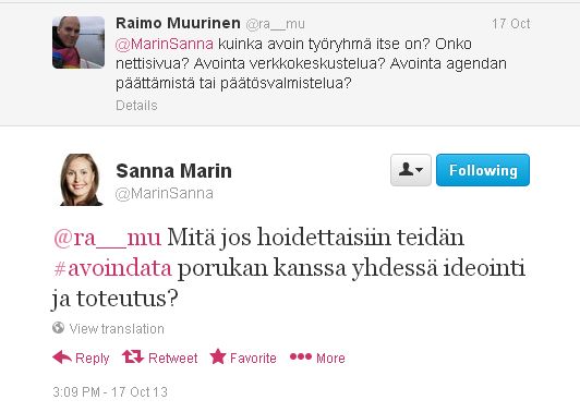 Demokratiapäivän Twitter-keskustelu Tampereen asukasdemokratiaryhmästä.